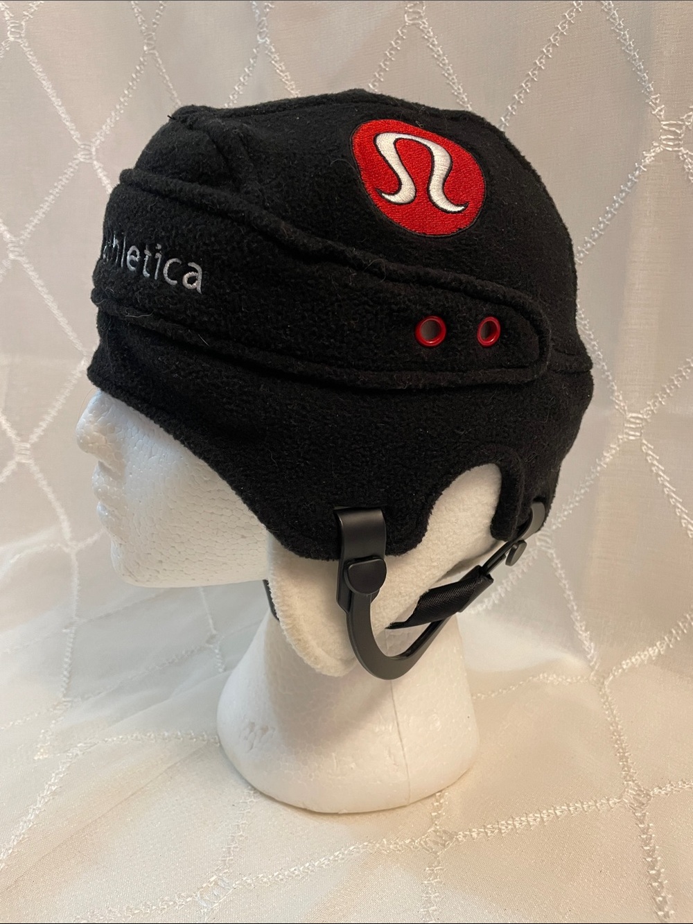 lululemon athletica Black Fleece Earflap Hockey Style Hat/Toque